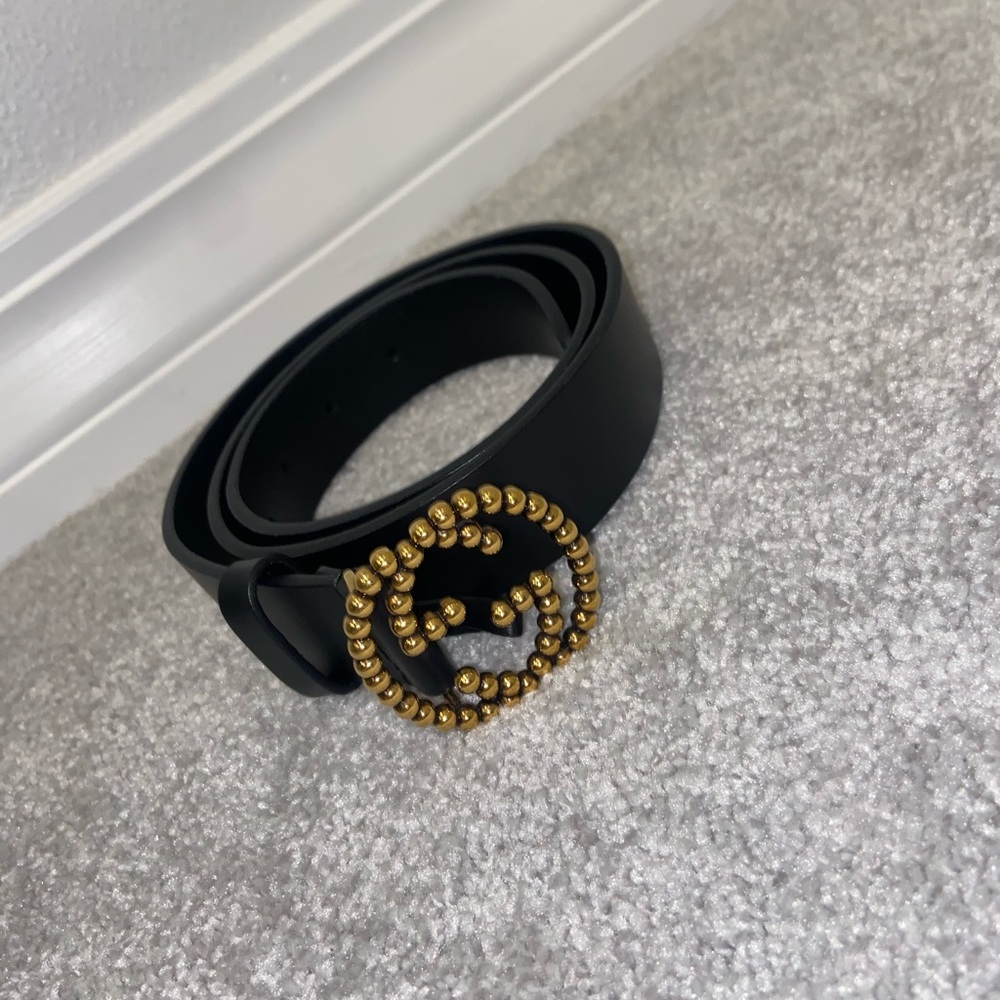 Authentic black Gucci belt